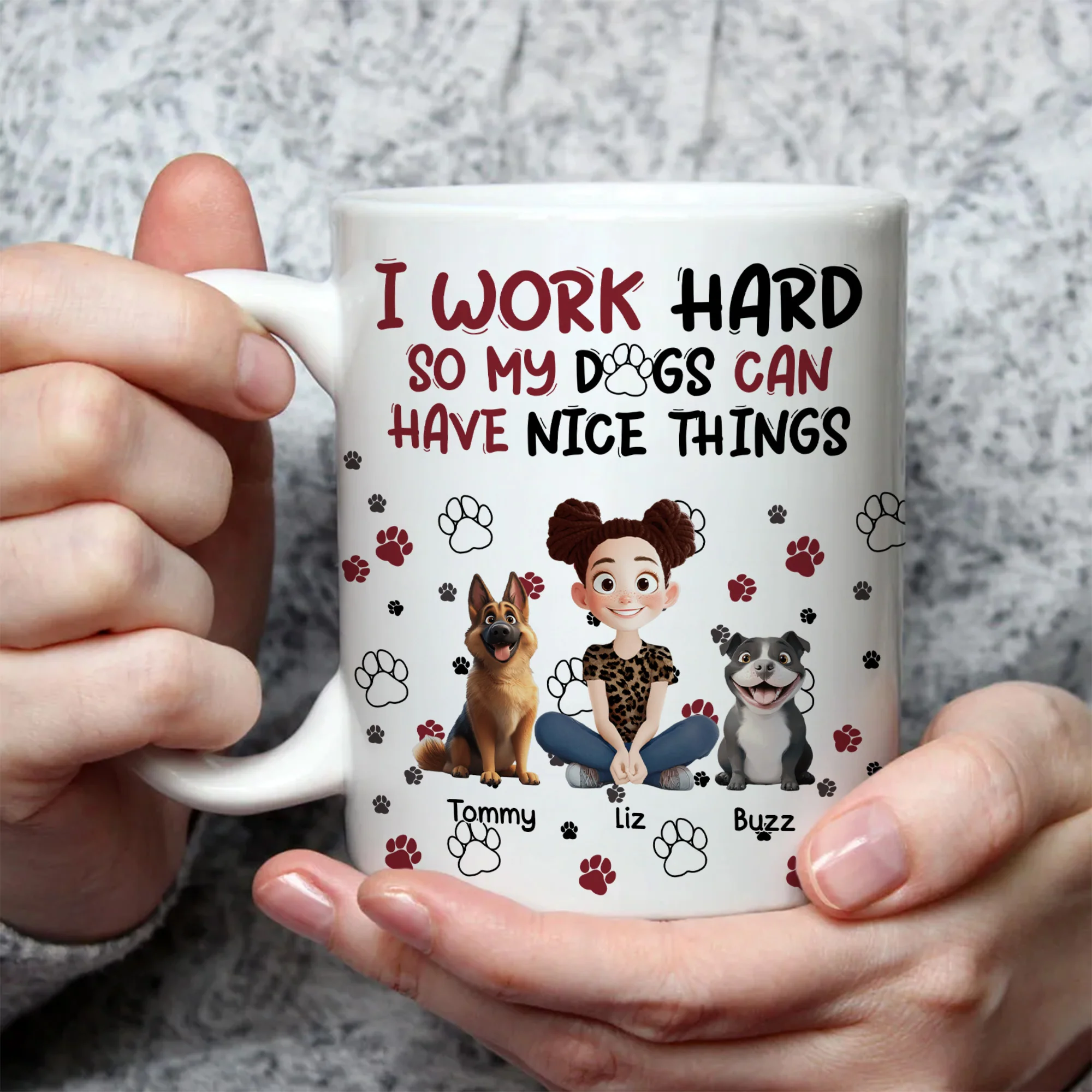 My Dog Can Have Nice Things - Personalized Mug - Gift for Pet Owners, Pet Lovers, Dog Mom | CLP15 NH96 - Image 4