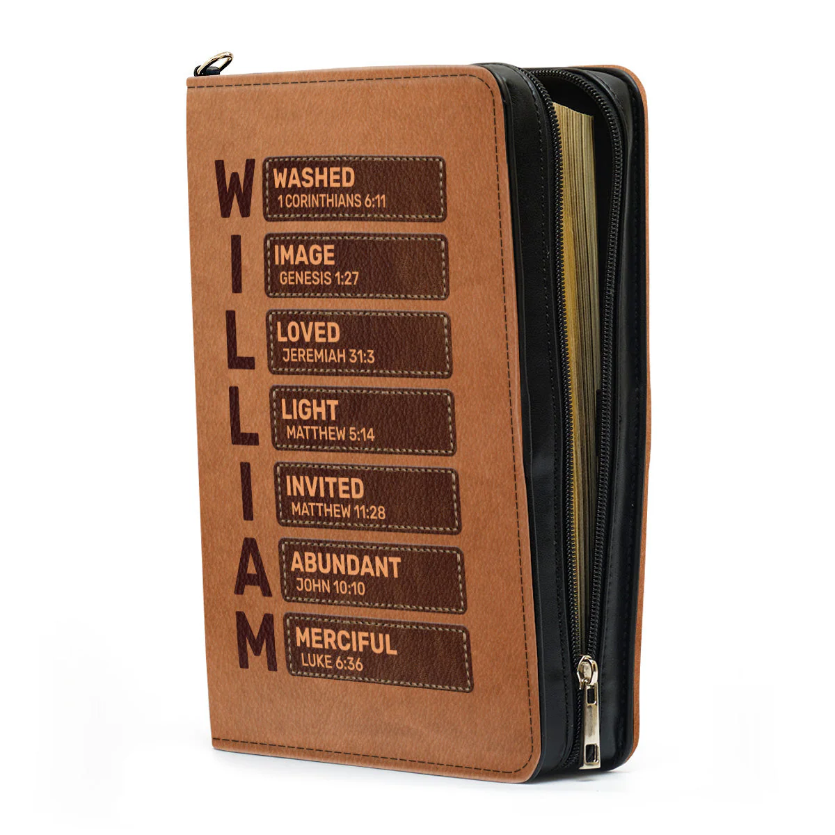 My Jesus My Savior - Personalized Bible Cover TD118 - Image 3