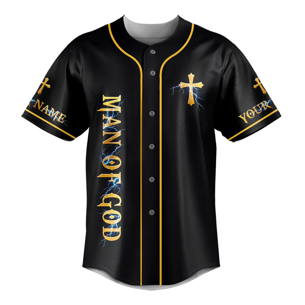 My Soul Is Protected By The Armor Of Faith Warrior Custom Name Baseball Jersey - Christant Gift For Him - Image 2