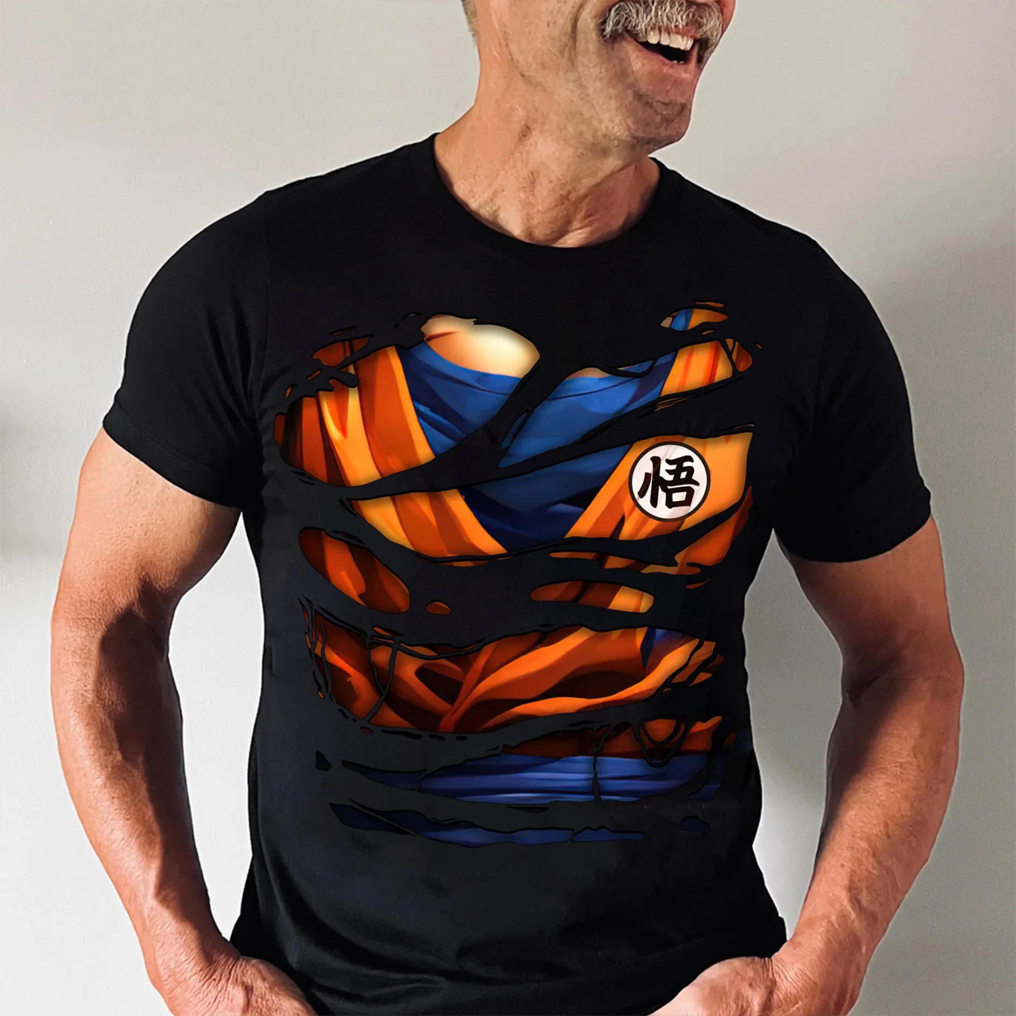 My Super Saiyan Dad Comic Version Dragon Ball - Gift For Dad, Father's Day - Personalized Tshirt 2 Side CL03 - Image 4