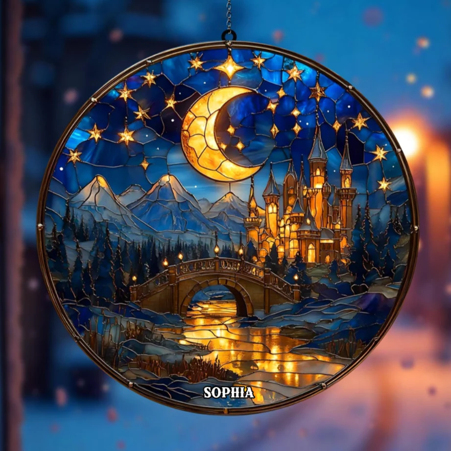 Night Court City of Star Light - Personalized Window Hanging Suncatcher Ornament - Christmas Gift For Book Lovers, Readers HH01