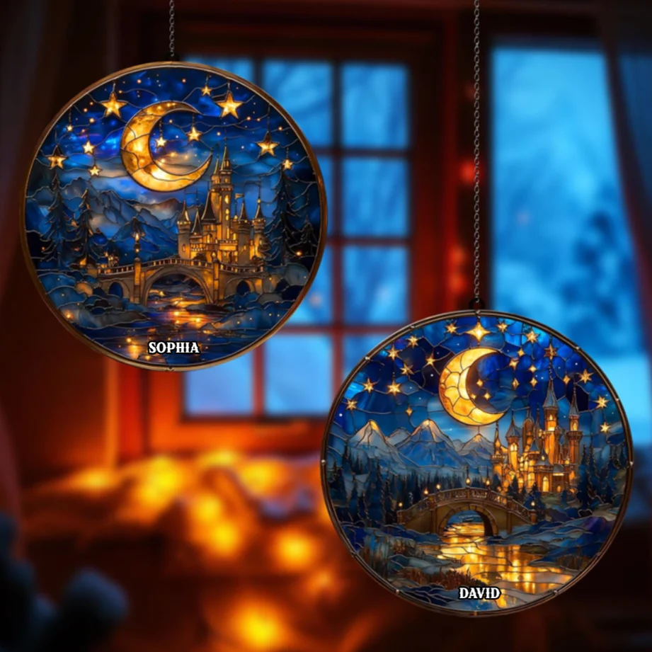 Night Court City of Star Light - Personalized Window Hanging Suncatcher Ornament - Christmas Gift For Book Lovers, Readers HH01 - Image 2