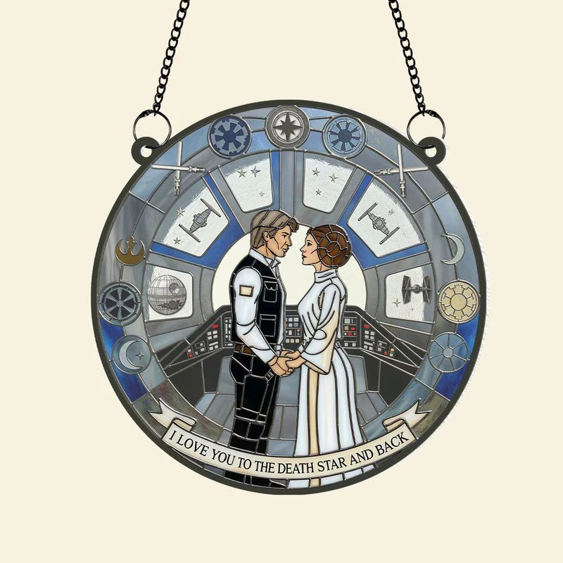 Nightmare Couple - Personalized Window Hanging Suncatcher - Gifts For Couples, Husband, Wife - Image 3