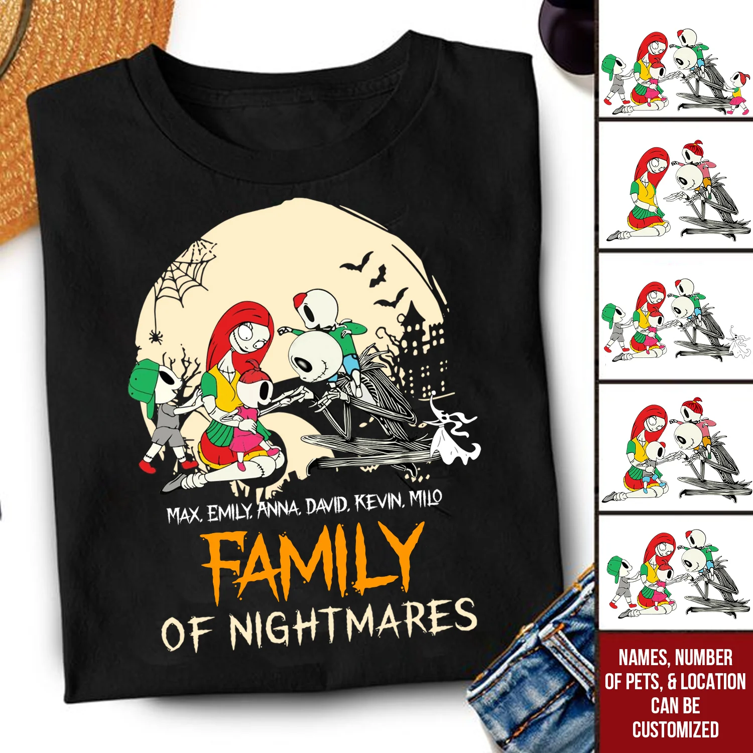 Nightmare Horror Characters - Gift For Family - Personalized TShirt - CL14 NA94 - Image 2
