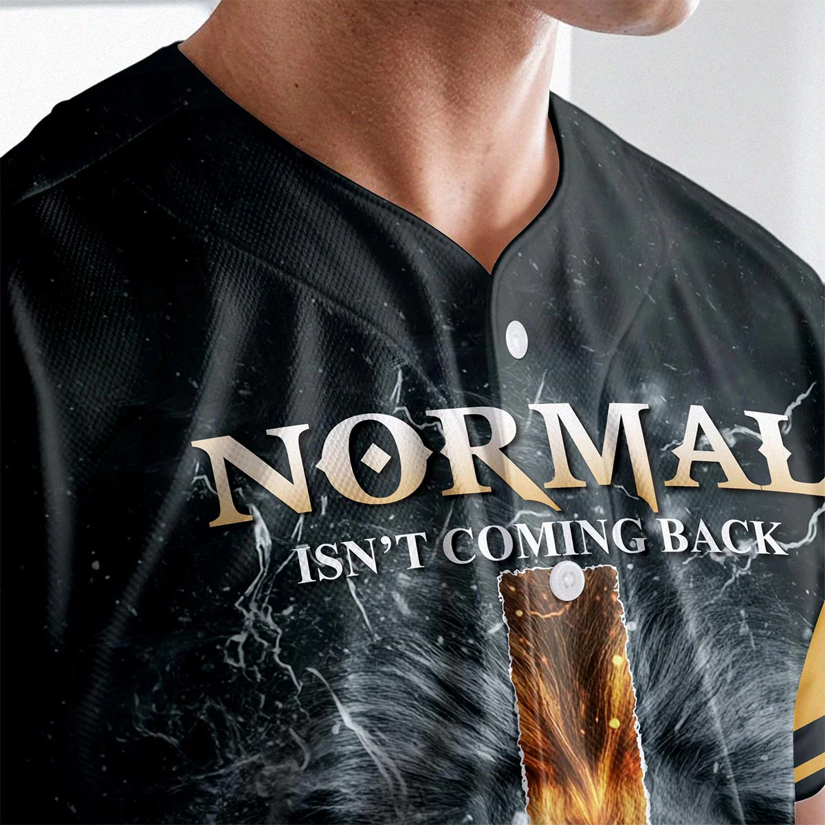 Normal isn't coming Back Baseball Jersey Bundle - Image 6