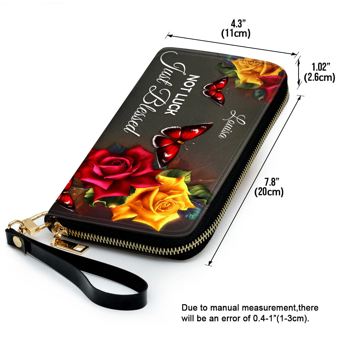 Not Luck, Just Blessed - Beautiful Personalized Leather Long Wallets - AT4081324 - Image 6