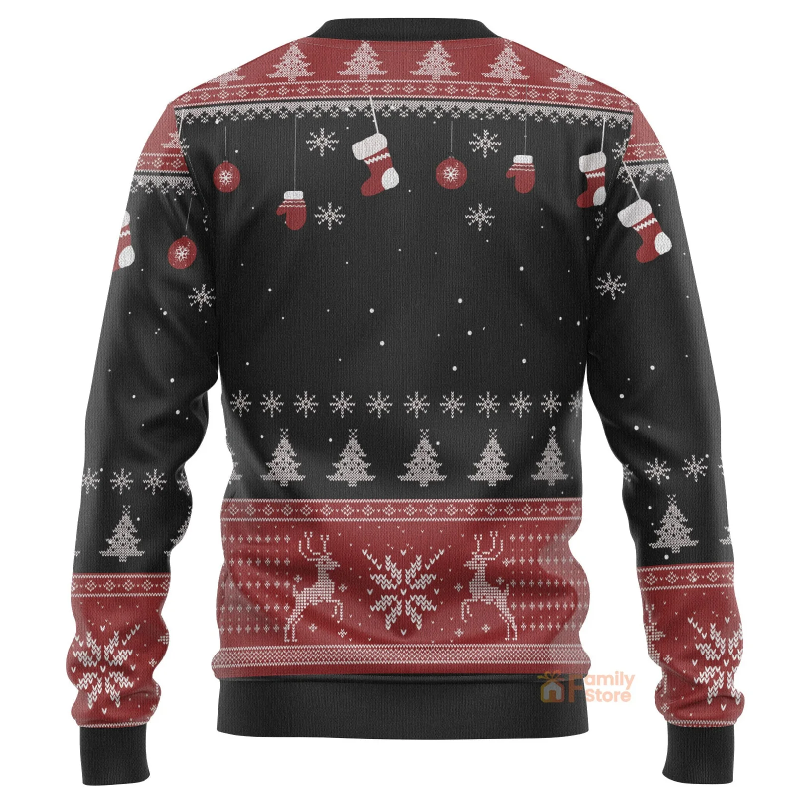 Nutcracker Christmas Tree - Funny Ugly Sweatshirt - Image 2