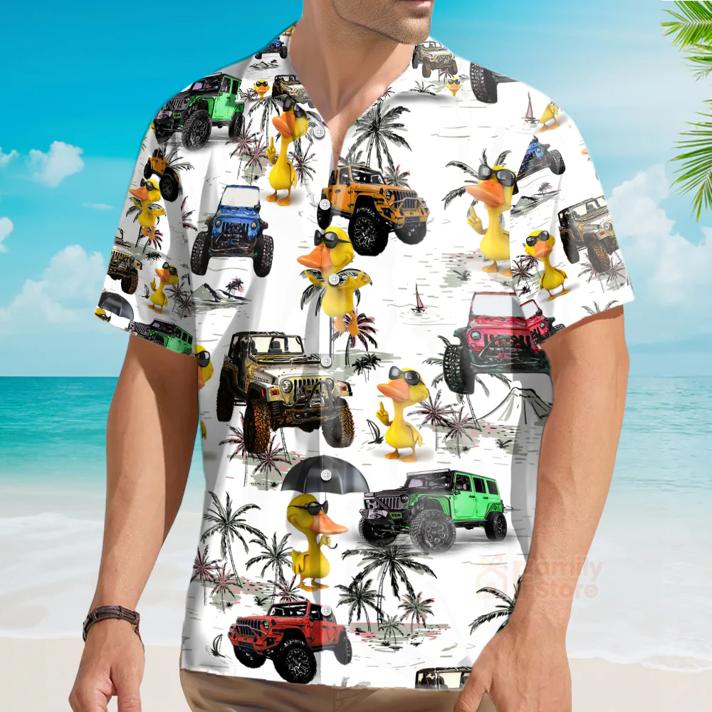 Ocean Jeep Duck Hawaiian Shirt KLZ1073064Lb - Image 3