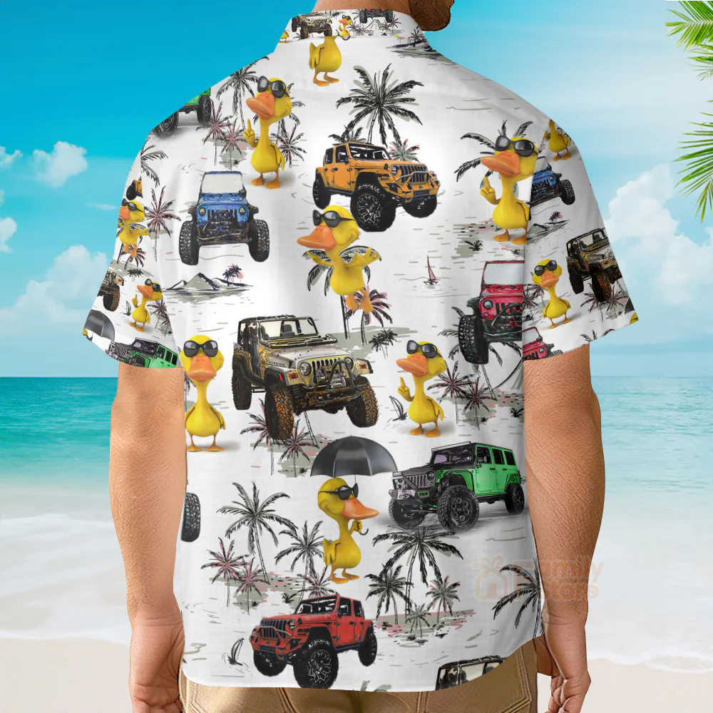 Ocean Jeep Duck Hawaiian Shirt KLZ1073064Lb - Image 4