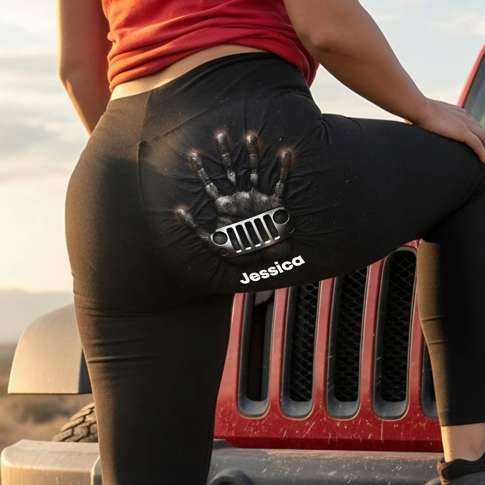 Offroad Lover - Personalized Leggings - Gifts For Her NL122