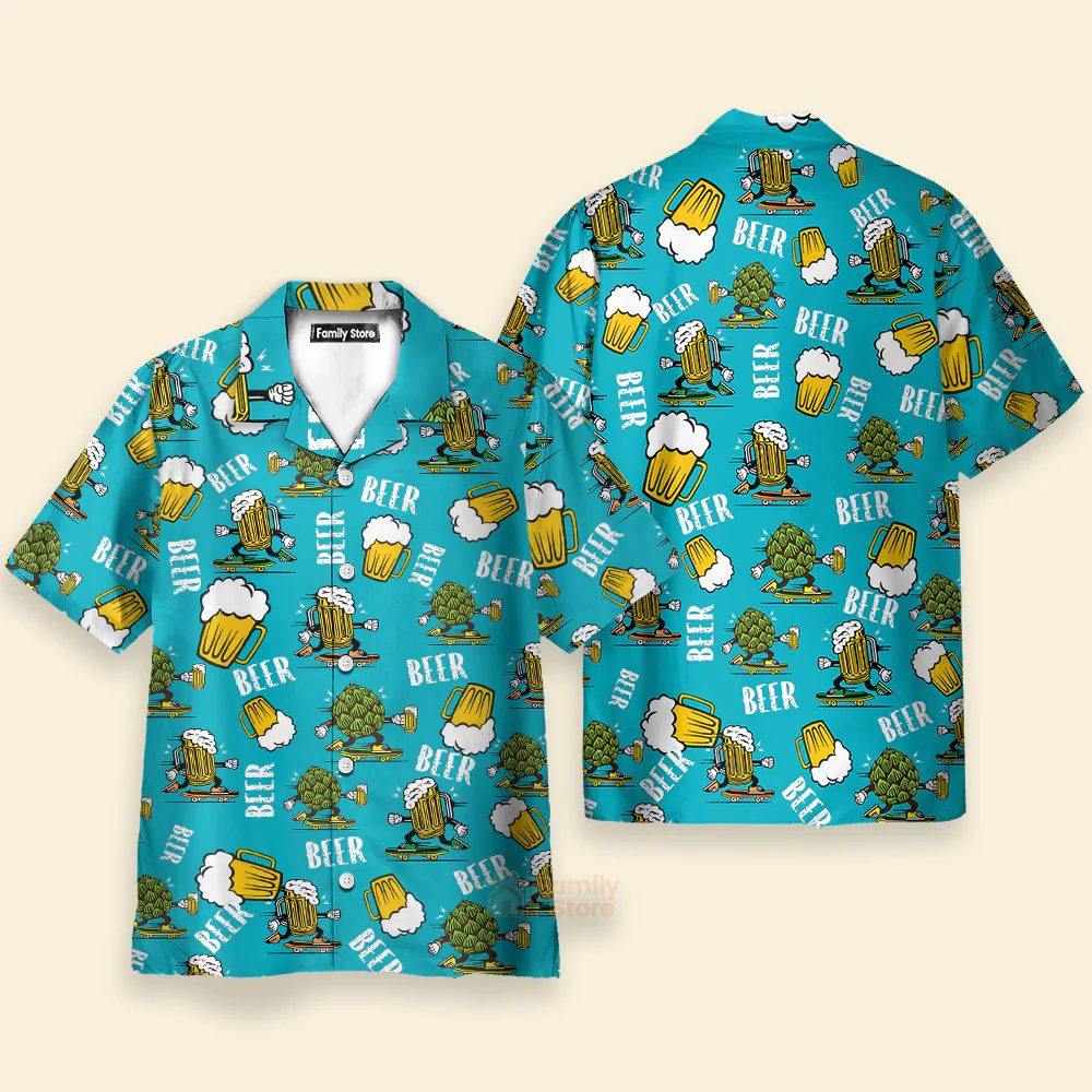 Oktoberfest Beer Lovers Aloha Hawaiian Shirts For Men, Women - Image 4