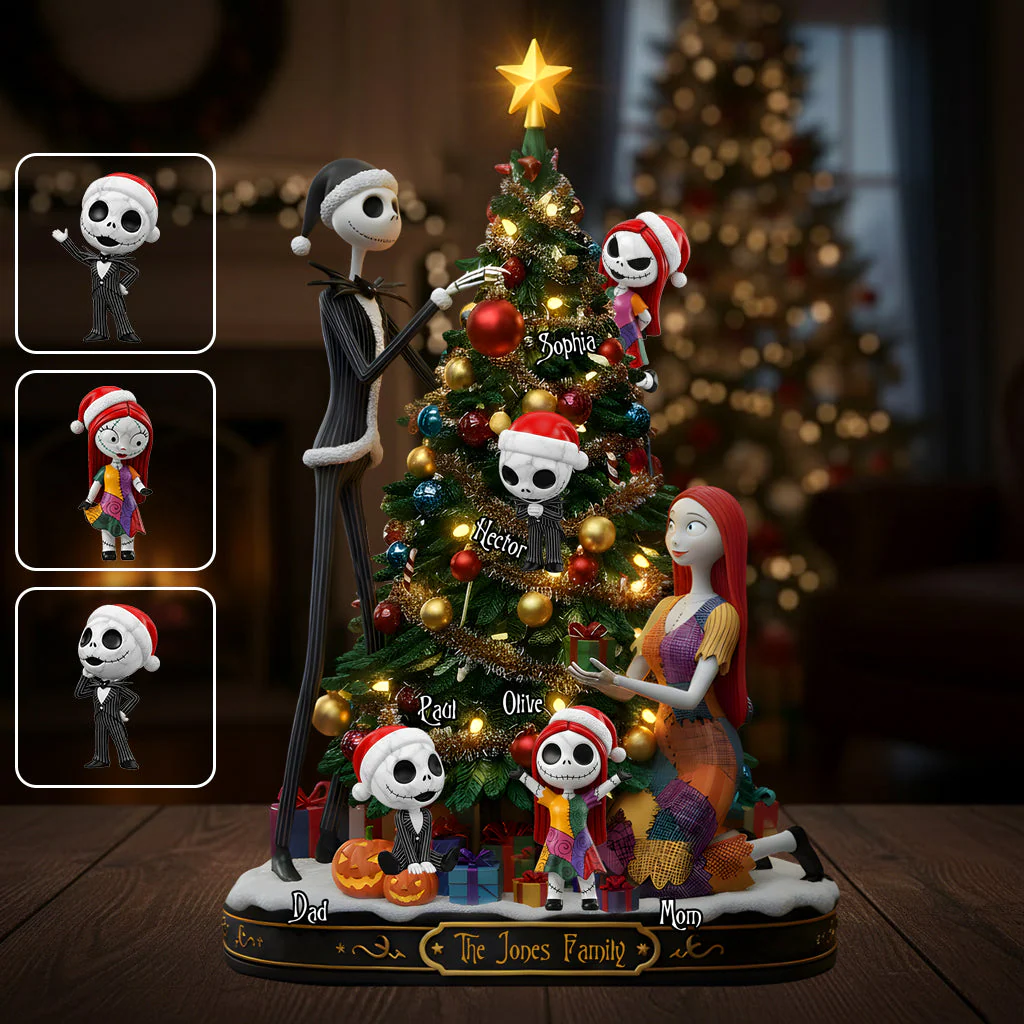 Our Family Spooky - Personalized Acrylic Plaque - Christmas Gift For Family HH01
