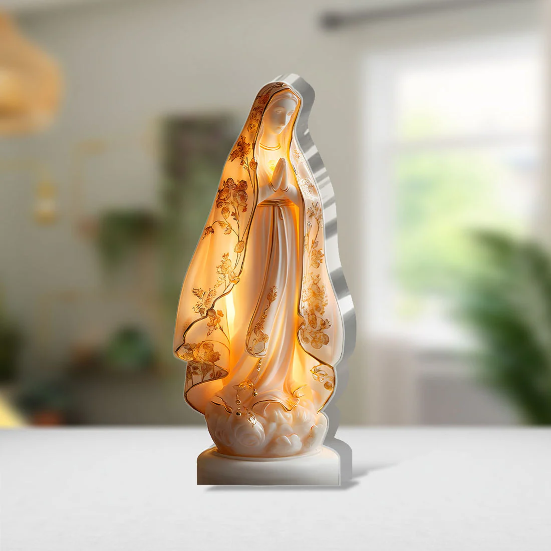 Our Lady Of Grace - Custom Shaped Squared Acrylic Plaque HL128 - Image 4