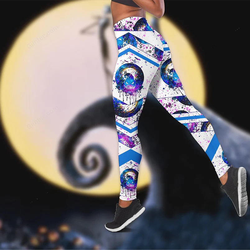 Painted Purple Spooky Boogie Man - Personalized Hoodie And Leggings - Gift For Halloween, Christmas HH01 - Image 3