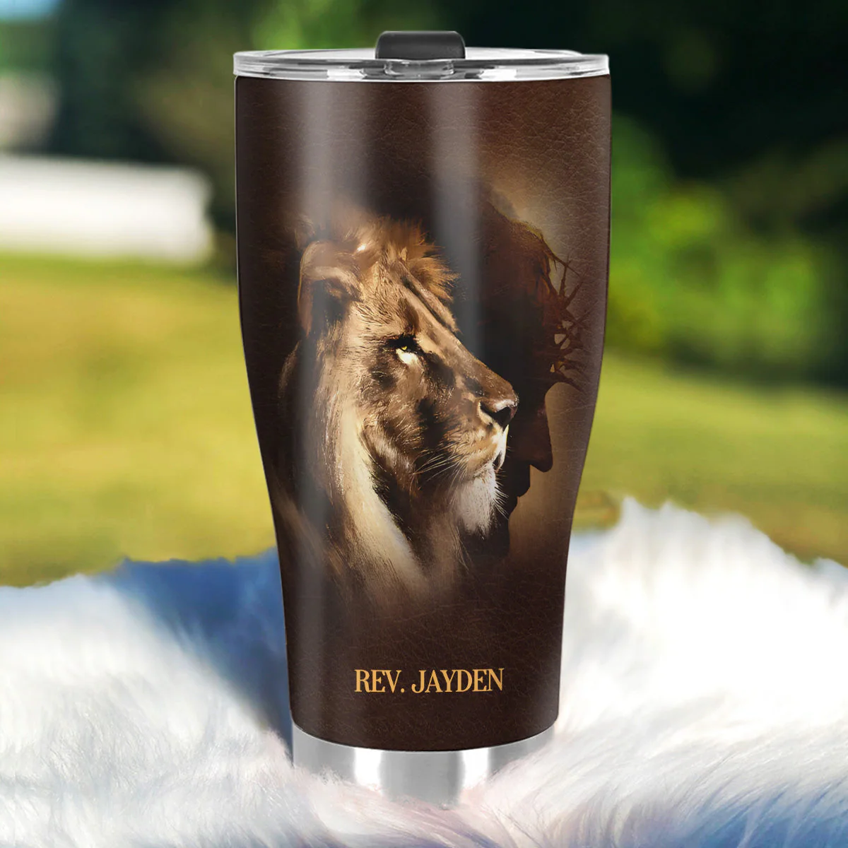 Pastor Preacher Anointing Shepherd Teacher Obedience Righteousness - Personalized Stainless Steel Tumbler - Image 2