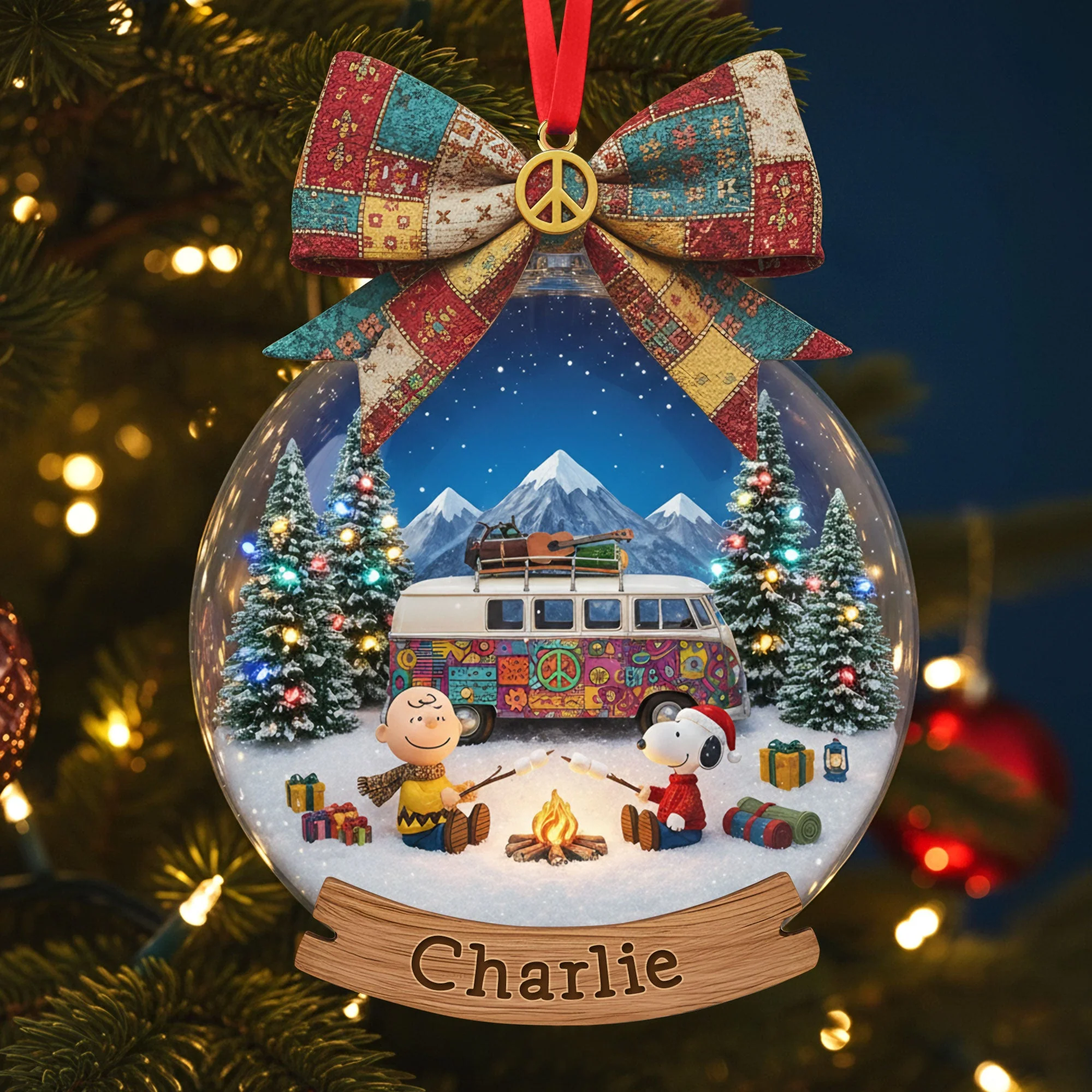 Penu Going Camping Together - Personalized Acrylic Ornament - Christmas Gifts For Camping Lovers NL122