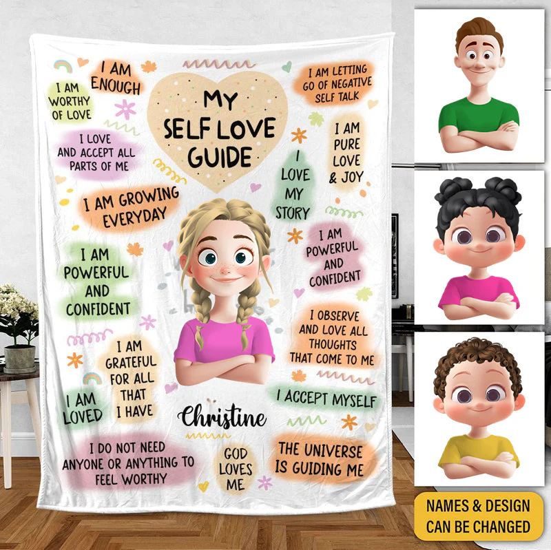 Personalized Blanket - My Self Love Guide - Best Gift For Birthday, Anniversary TD118