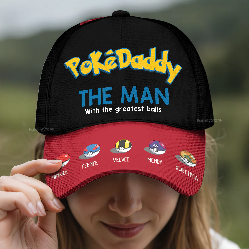 PoMo The Man With The Greatest Balls - Personalized Classic Cap - Gift For Dad, Husband, Fathers Day - CL10 NA94 - Image 2
