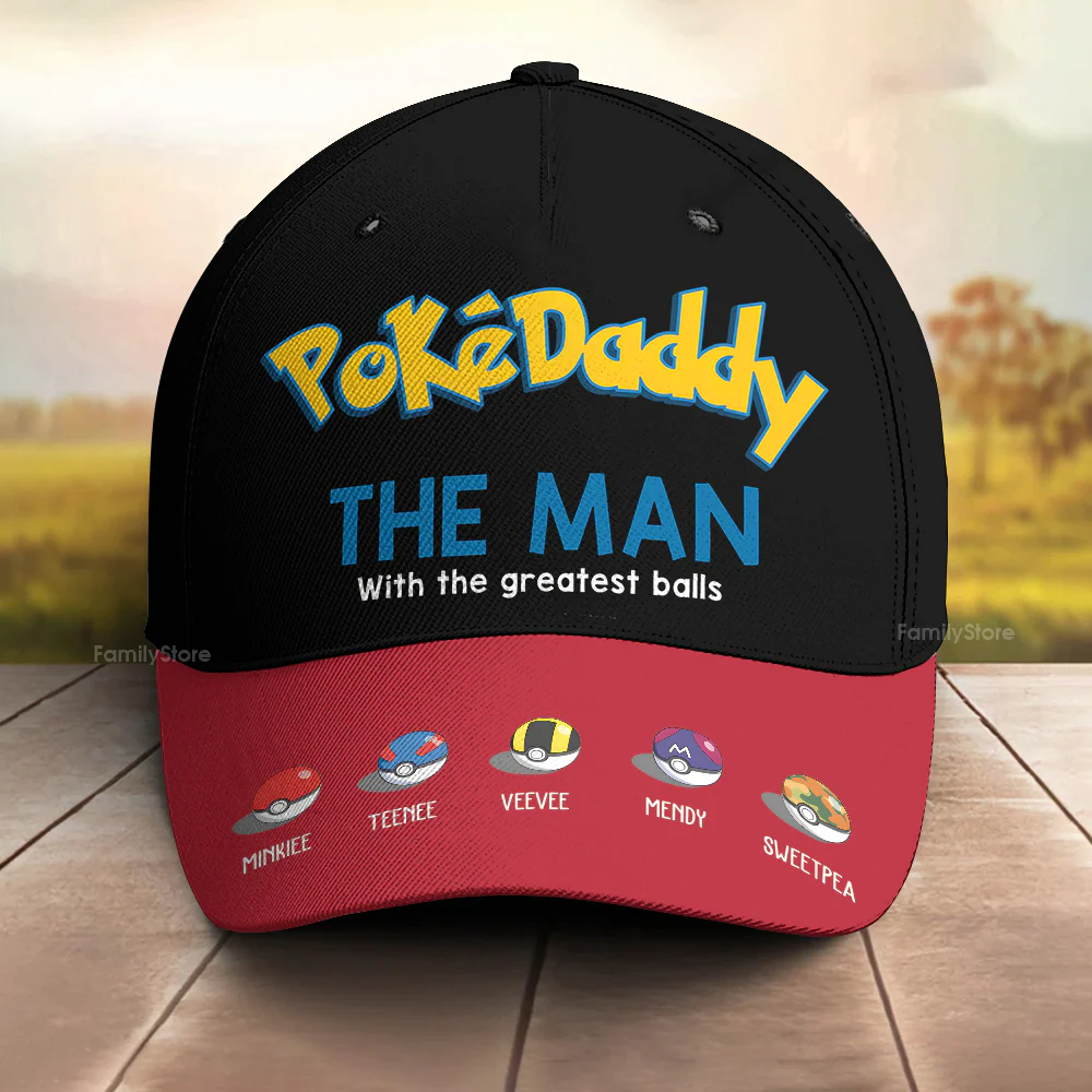 PoMo The Man With The Greatest Balls - Personalized Classic Cap - Gift For Dad, Husband, Fathers Day - CL10 NA94 - Image 3