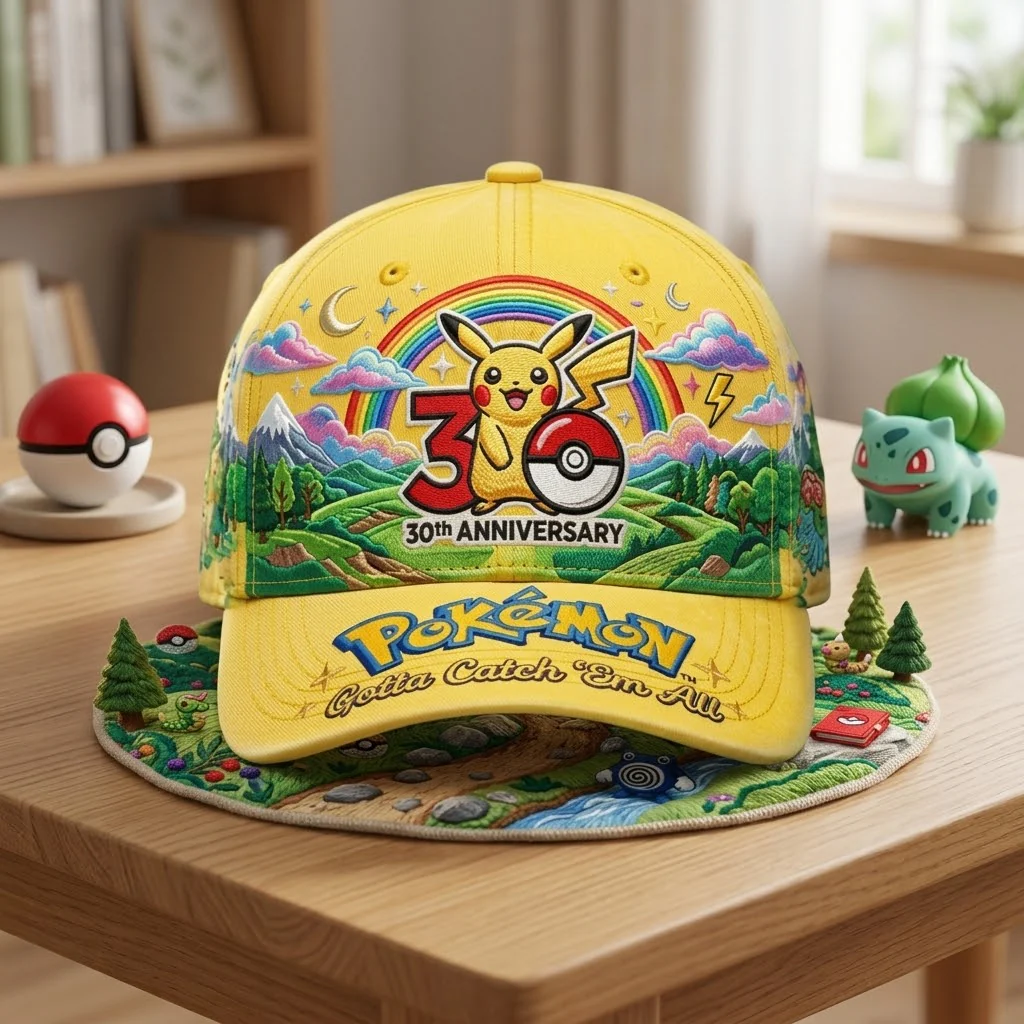 PoMo Celebrate 30 Years Of Catching Them All - Personalized Limited Edition Classic Cap - Anniversary Gift For Movie Fans NL122