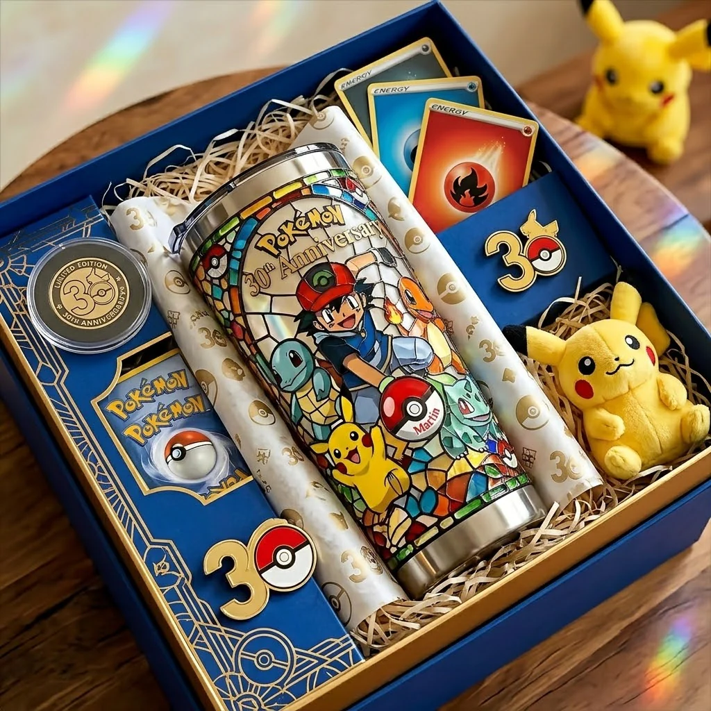 PoMo Celebrate 30th Anniversary Of Catching Them All - Personalized Tumbler - Gift For Movie Fans NL122 - Image 4