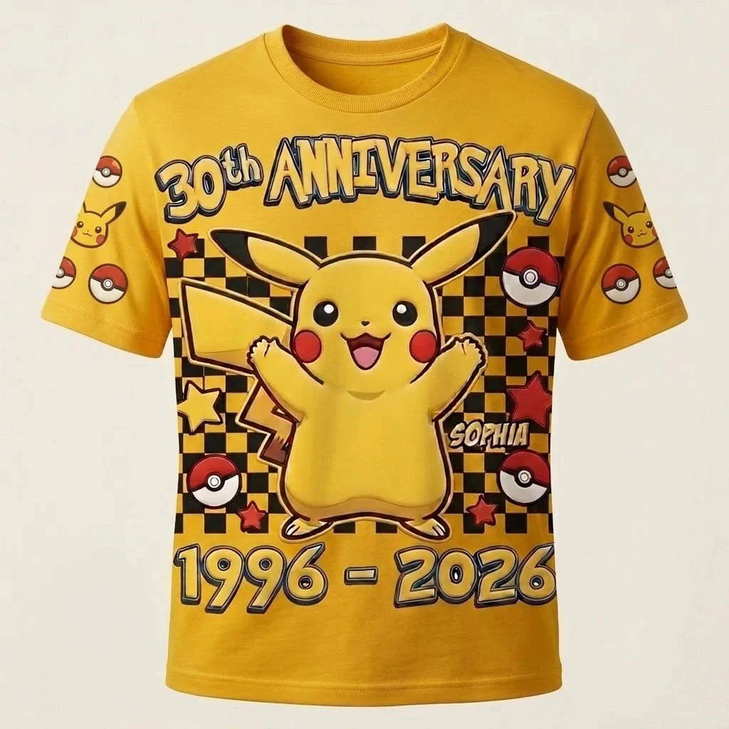 PoMo Celebrate 30th Anniversary - Personalized All Over Shirt - Gift For Movie Fans NL122 - Image 9