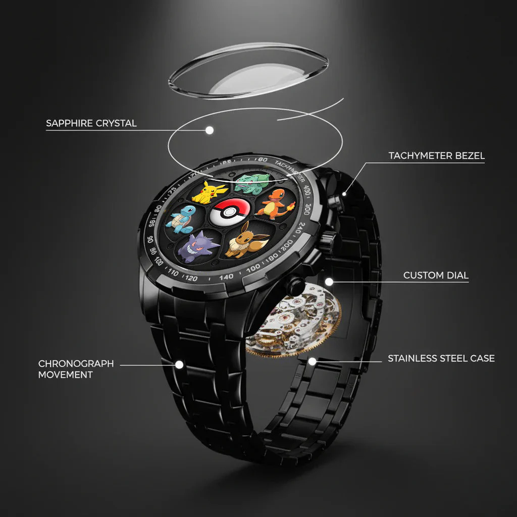 PoMo Celebrate 30th Anniversary - Personalized Hand Watch - Gift For Movie Fans HH01 - Image 4