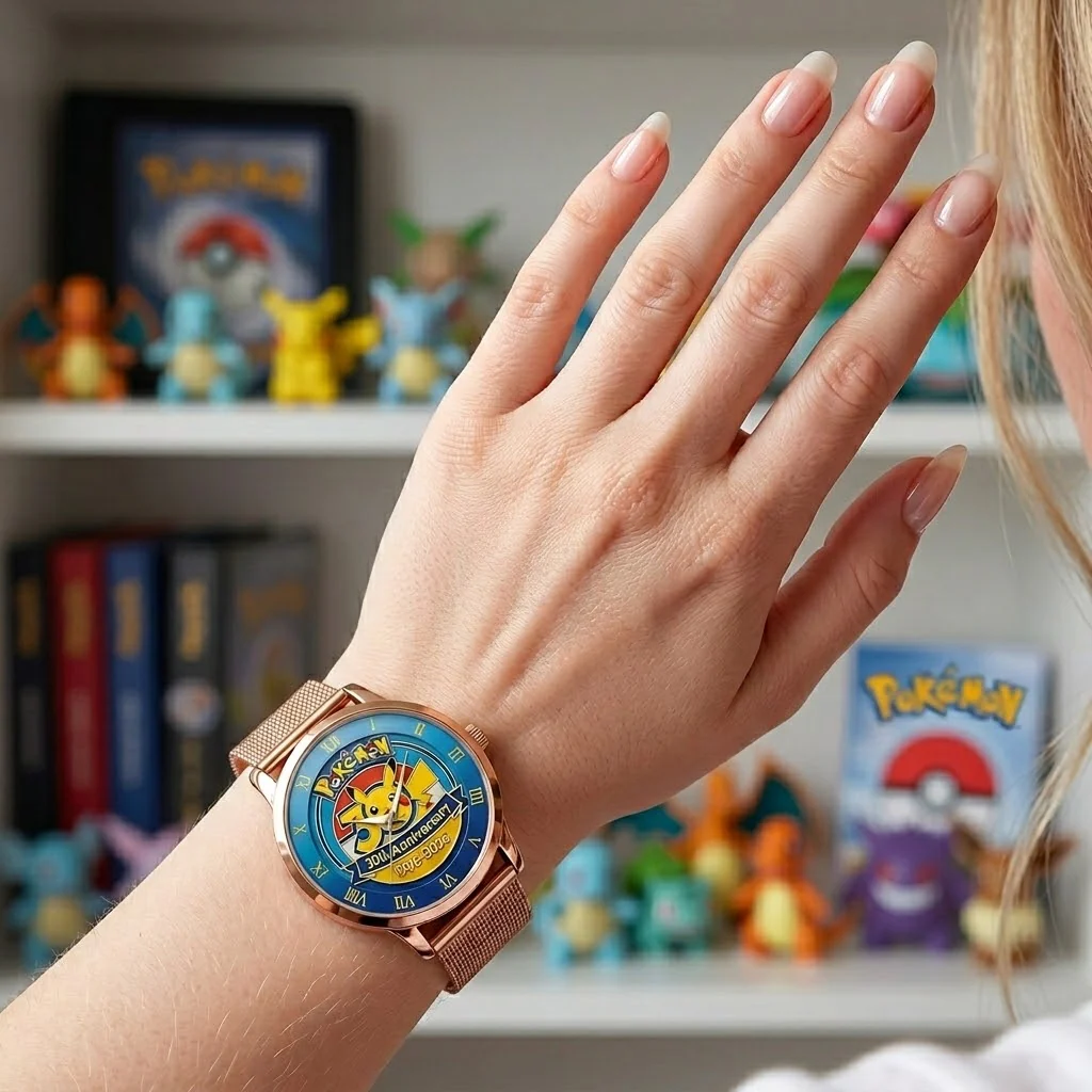PoMo Celebrate 30th Anniversary - Personalized Hand Watch - Gift For Movie Fans NL122 - Image 5