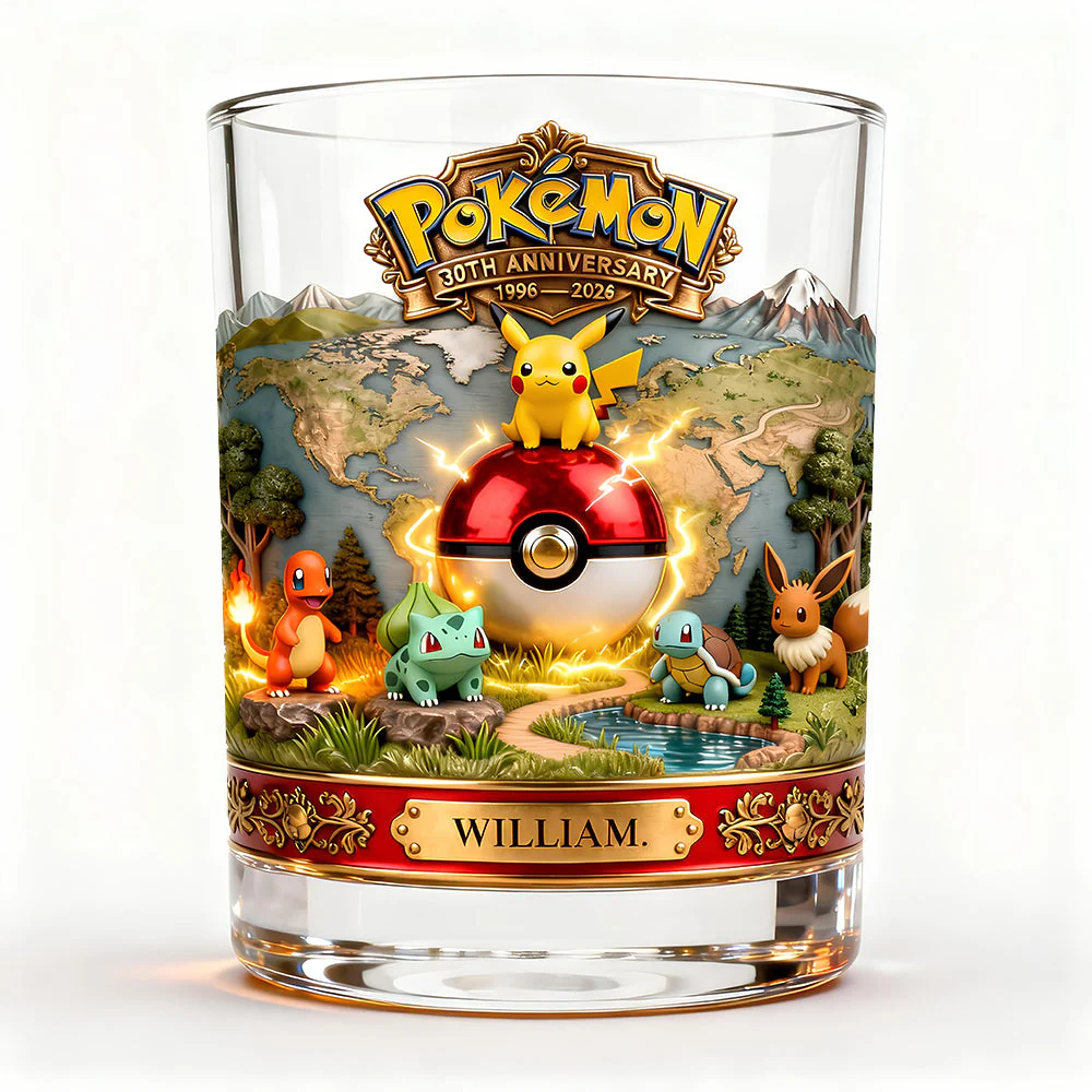 PoMo Celebrate 30th Anniversary - Personalized Whiskey Glass - Gift For Movie Fans NL122 - Image 3