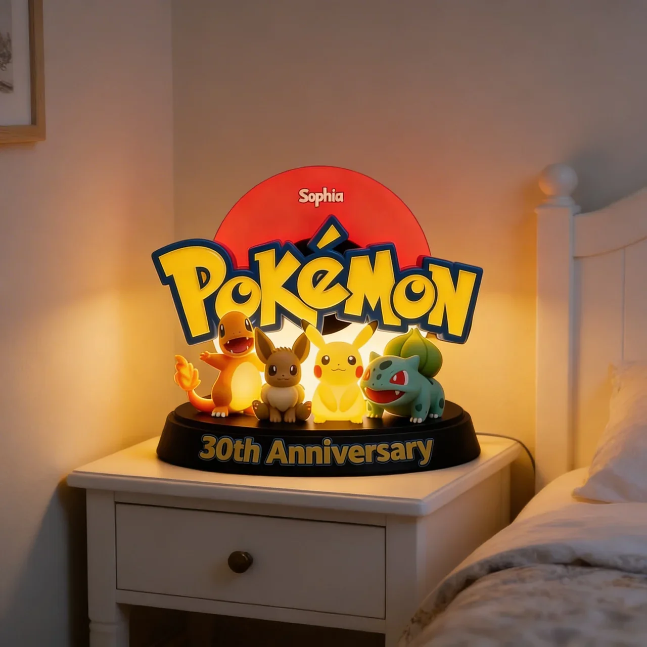 PoMo Friends Celebrate 30th Anniversary - Personalized Custom Shaped Acrylic Light Box - Gift For Movie Fans HH01 - Image 2