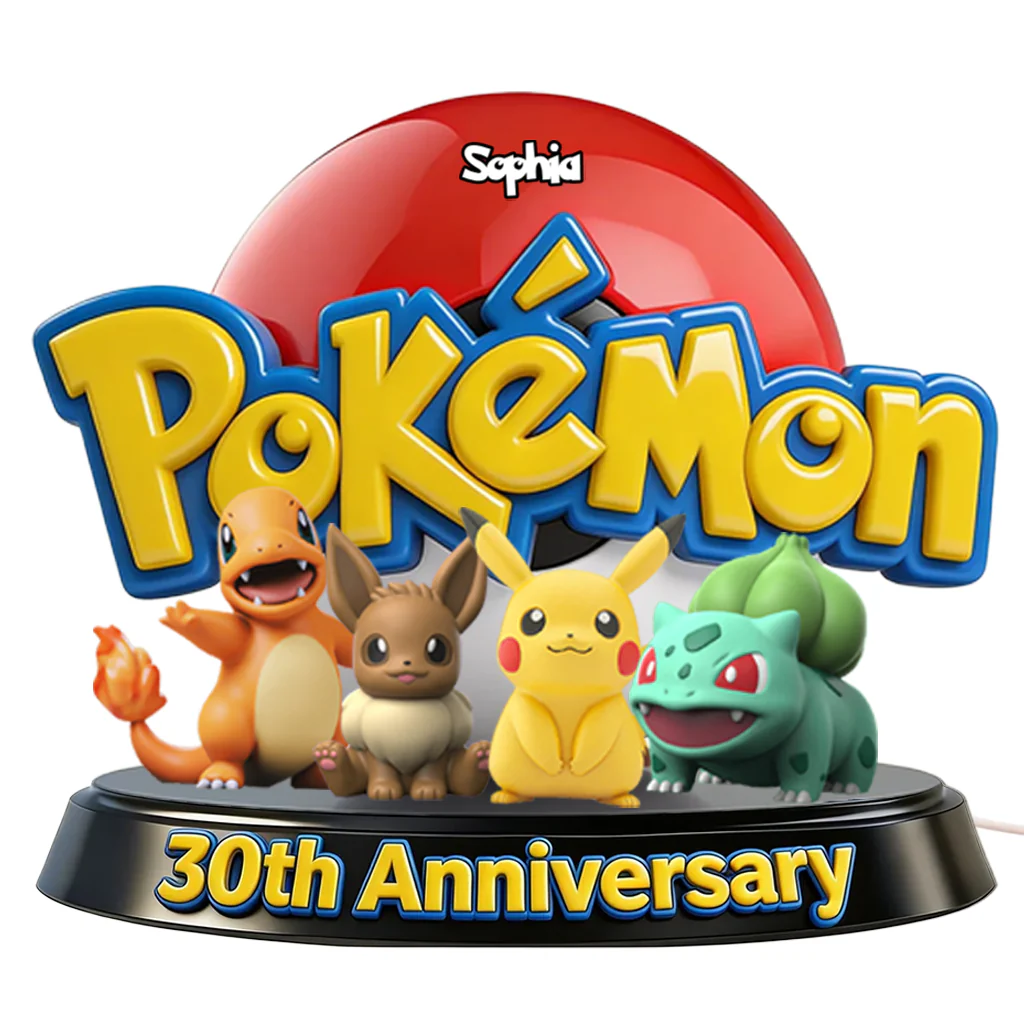 PoMo Friends Celebrate 30th Anniversary - Personalized Custom Shaped Acrylic Light Box - Gift For Movie Fans HH01 - Image 3