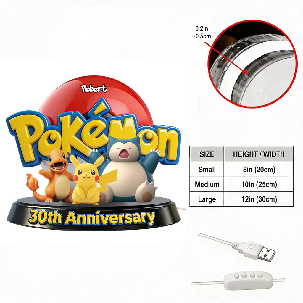 PoMo Friends Celebrate 30th Anniversary - Personalized Custom Shaped Acrylic Light Box - Gift For Movie Fans HH01 - Image 5