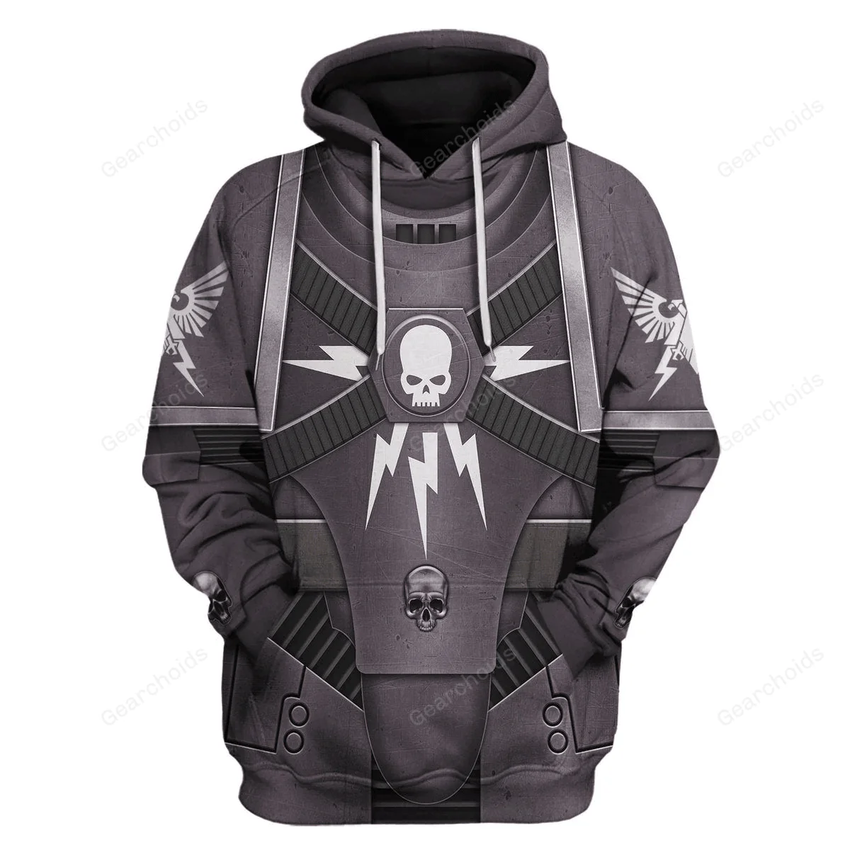 Pre-Heresy Black Templars In Mark IV Maximus Power Armor - Costume Cosplay Hoodie Sweatshirt Sweatpants CSWRH190 - Image 2