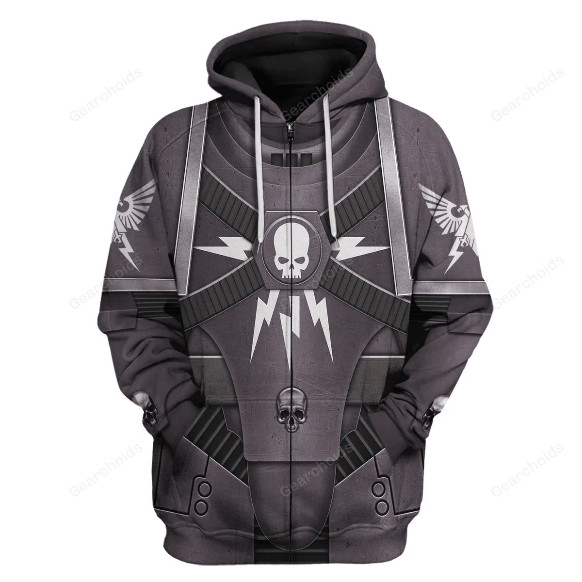 Pre-Heresy Black Templars In Mark IV Maximus Power Armor - Costume Cosplay Hoodie Sweatshirt Sweatpants CSWRH190 - Image 3