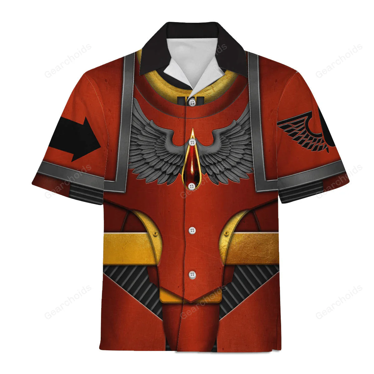 Pre-Heresy Blood Angels in Mark IV Maximus Power Armor - Costume Cosplay Hoodie Sweatshirt Sweatpants CSWRH192 - Image 9