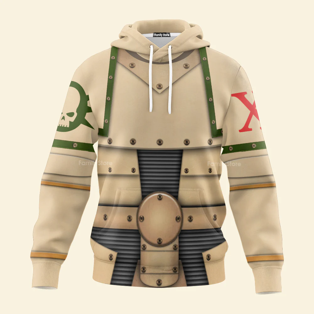 Pre-Heresy Death Guard Legion Colour Scheme - Costume Cosplay Hoodie Sweatshirt Sweatpants CSWRH080 - Image 2