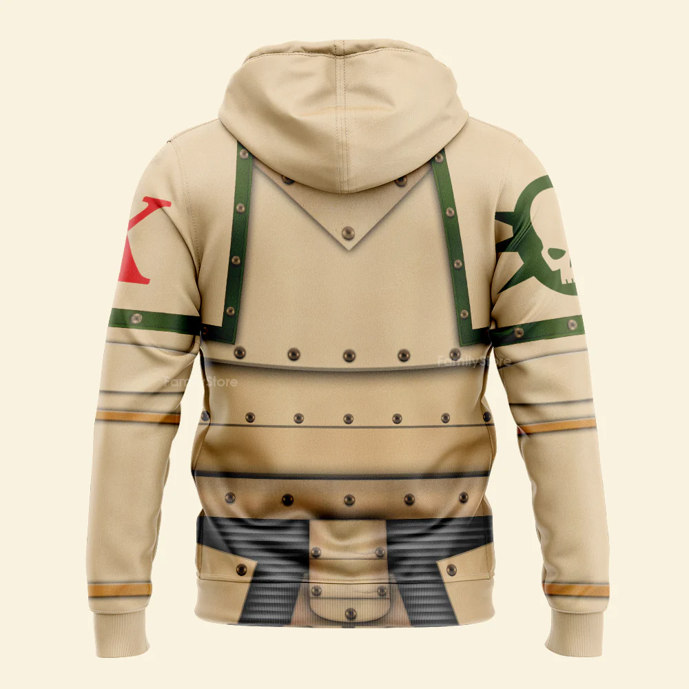 Pre-Heresy Death Guard Legion Colour Scheme - Costume Cosplay Hoodie Sweatshirt Sweatpants CSWRH080 - Image 5