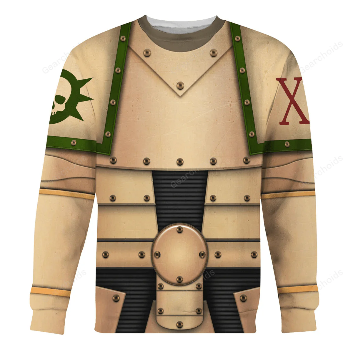 Pre-Heresy Death Guard Legion Colour Scheme - Costume Cosplay Hoodie Sweatshirt Sweatpants CSWRH080 - Image 7