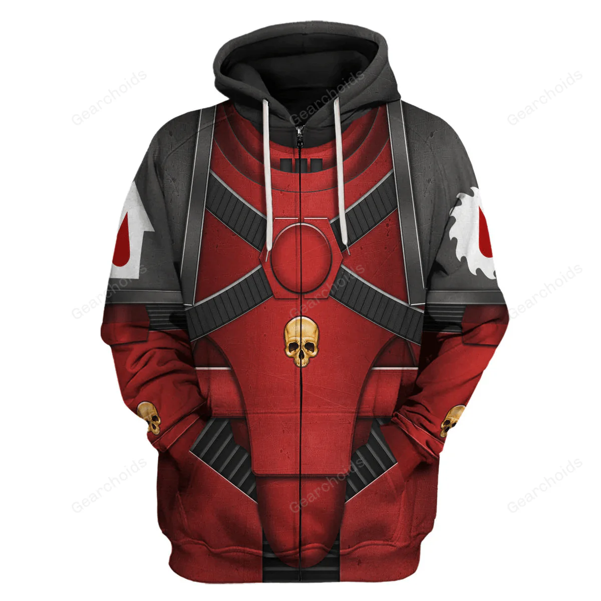 Pre-Heresy Flesh Tearers in Mark IV Maximus - Costume Cosplay Hoodie Sweatshirt Sweatpants CSWRH189 - Image 3