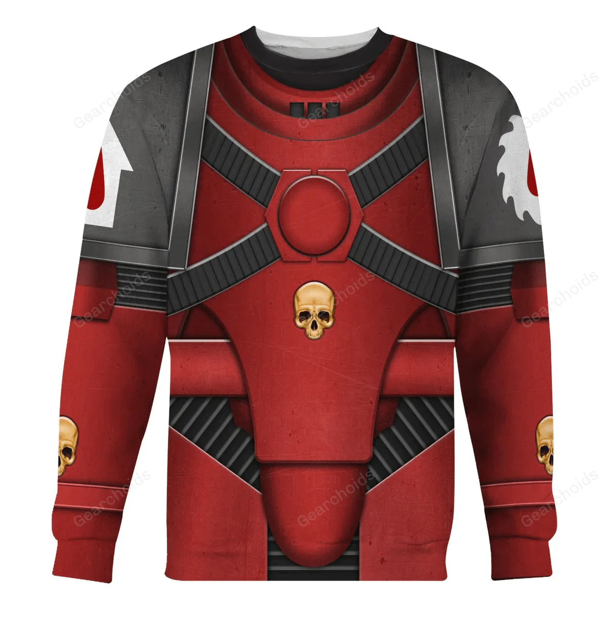 Pre-Heresy Flesh Tearers in Mark IV Maximus - Costume Cosplay Hoodie Sweatshirt Sweatpants CSWRH189 - Image 5