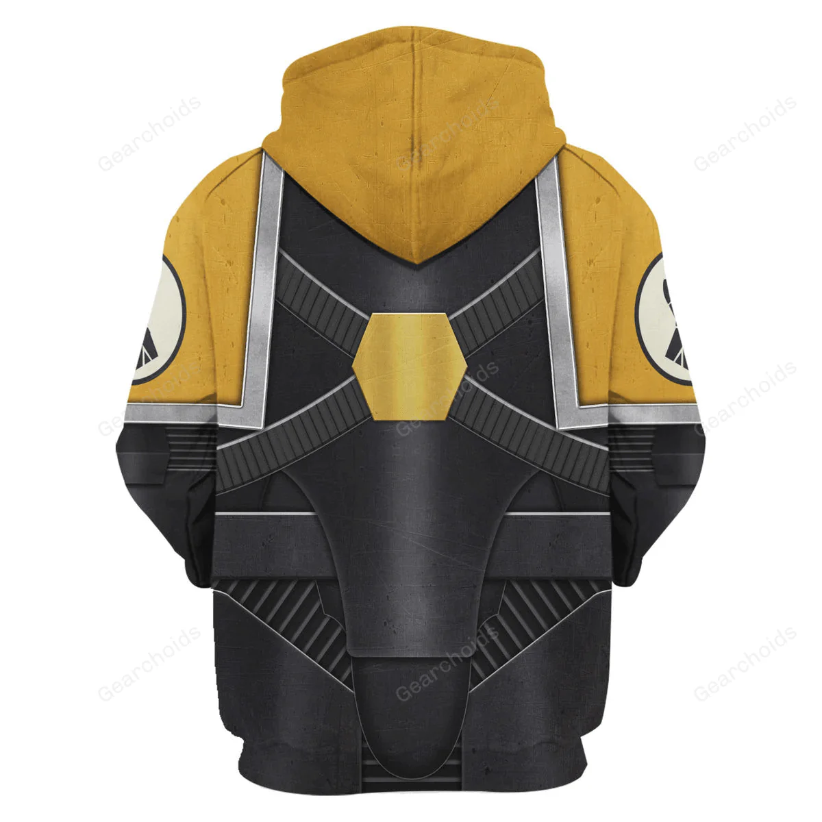 Pre-Heresy Imperial Fists in Mark IV Maximus Power Armor - Costume Cosplay Hoodie Sweatshirt Sweatpants CSWRH183 - Image 4