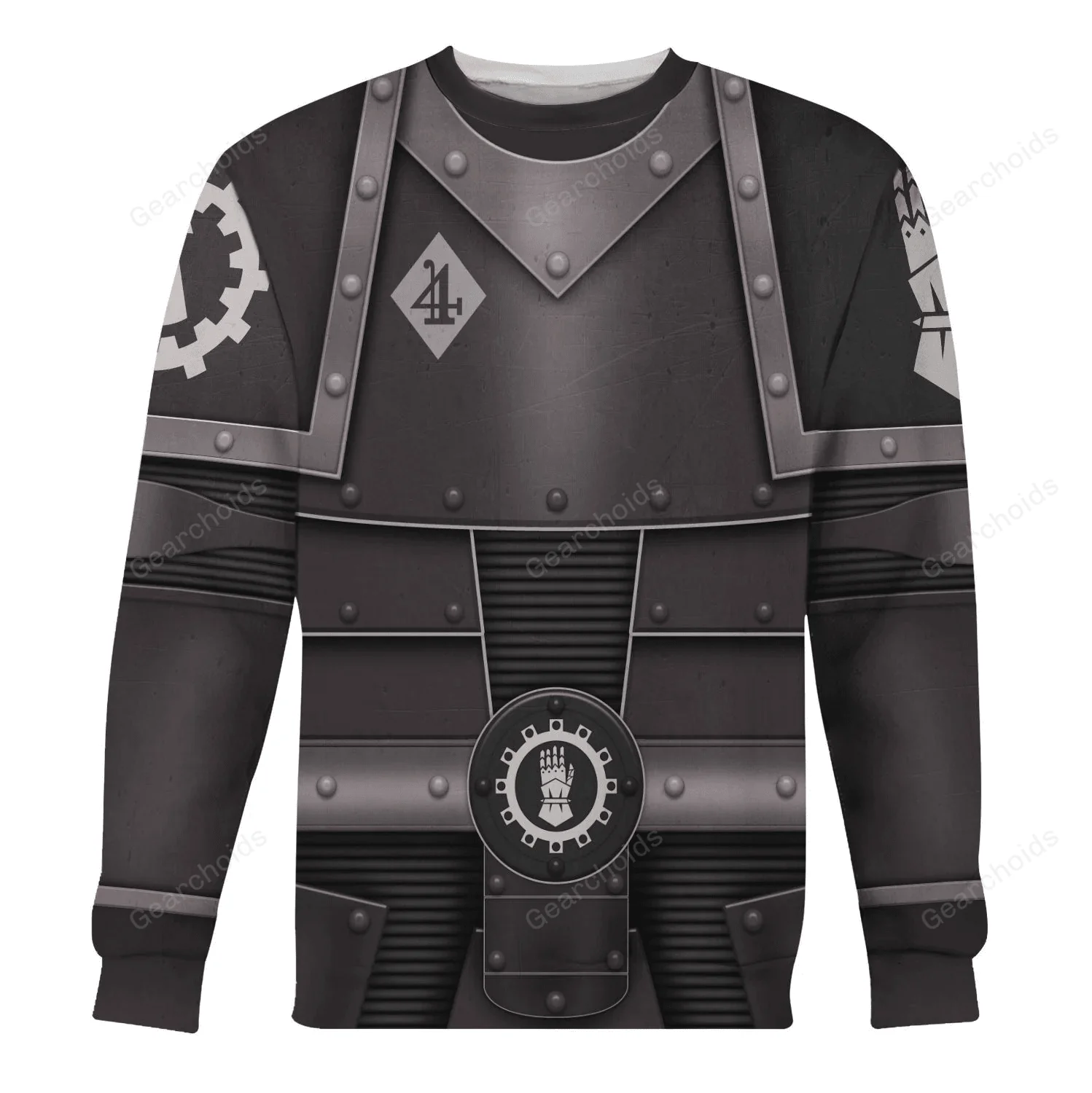 Pre-Heresy Iron Hands In Mark II Crusade - Costume Cosplay Hoodie Sweatshirt Sweatpants CSWRH147 - Image 5