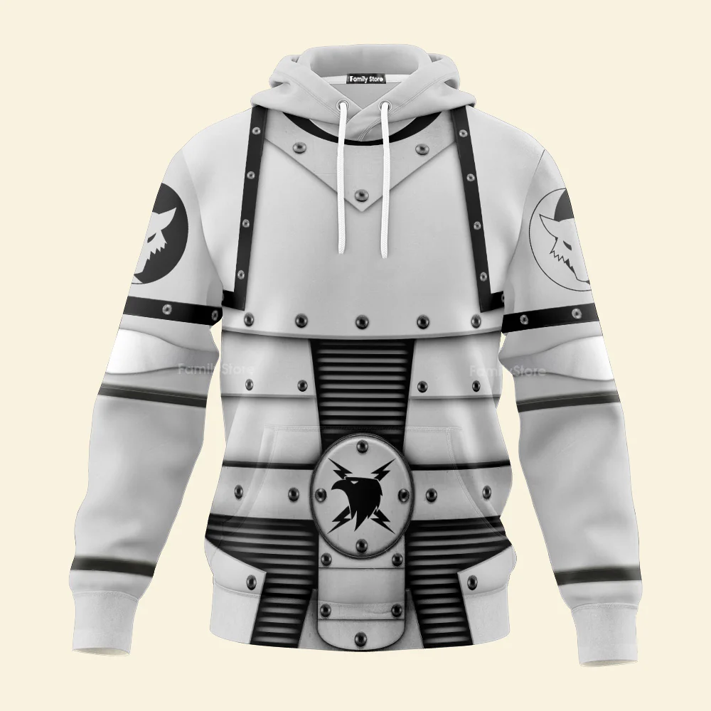 Pre-Heresy Luna Wolves Legion Colour Scheme - Costume Cosplay Hoodie Sweatshirt Sweatpants CSWRH017 - Image 2