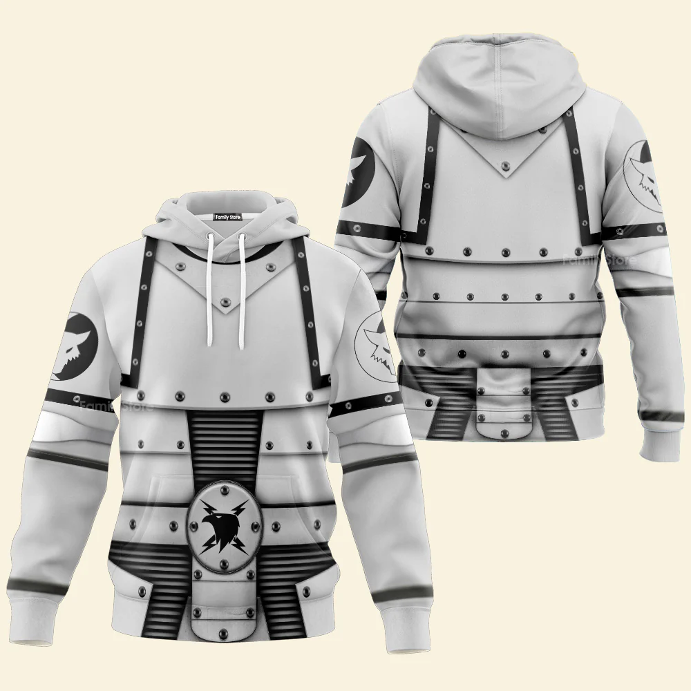 Pre-Heresy Luna Wolves Legion Colour Scheme - Costume Cosplay Hoodie Sweatshirt Sweatpants CSWRH017 - Image 3