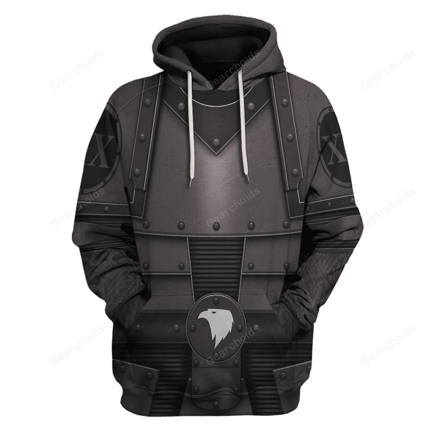 Pre-Heresy Raven Guard In Mark II Crusade - Costume Cosplay Hoodie Sweatshirt Sweatpants CSWRH154 - Image 2