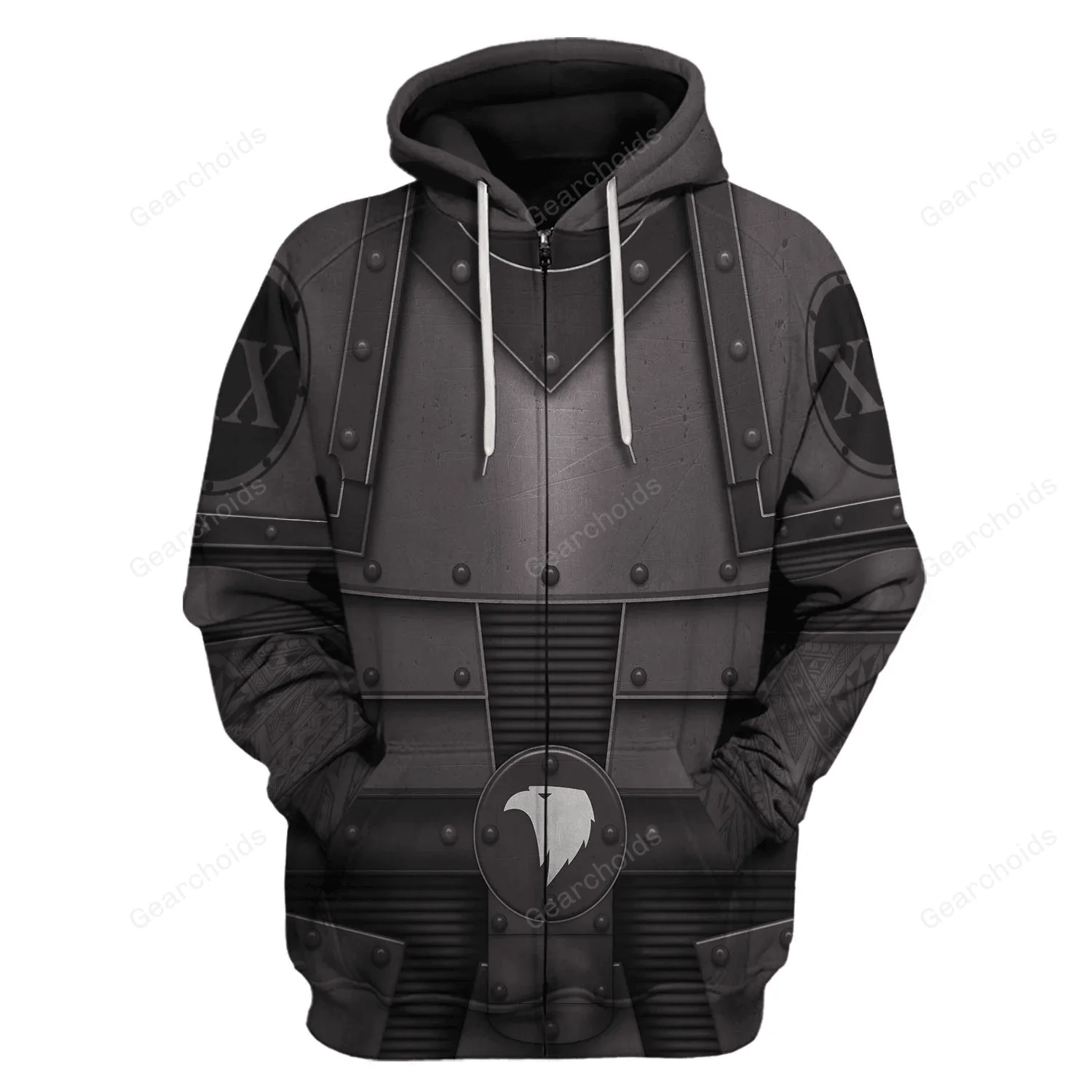 Pre-Heresy Raven Guard In Mark II Crusade - Costume Cosplay Hoodie Sweatshirt Sweatpants CSWRH154 - Image 3