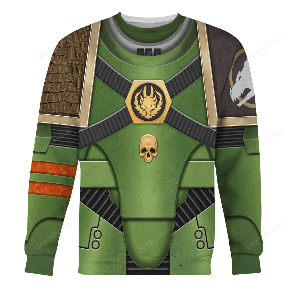 Pre-Heresy Salamanders In Mark IV Maximus Power Armor - Costume Cosplay Hoodie Sweatshirt Sweatpants CSWRH023 - Image 5