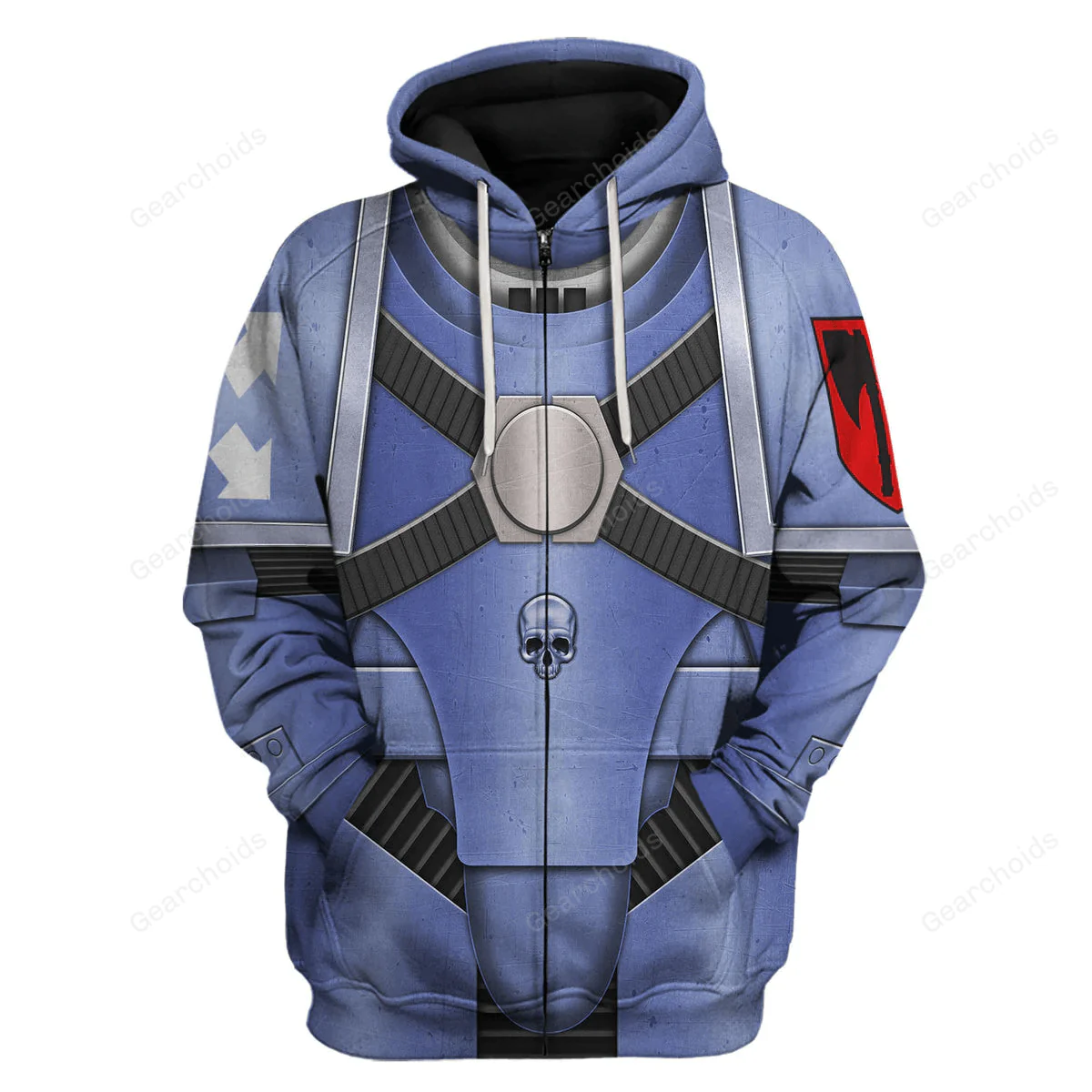Pre-Heresy Space Wolves In Mark IV Maximus Power Armor - Costume Cosplay Hoodie Sweatshirt Sweatpants CSWRH187 - Image 3
