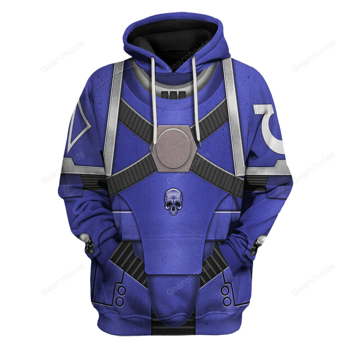 Pre-Heresy Ultramarines In Mark IV Maximus Power Armor - Costume Cosplay Hoodie Sweatshirt Sweatpants CSWRH186 - Image 2