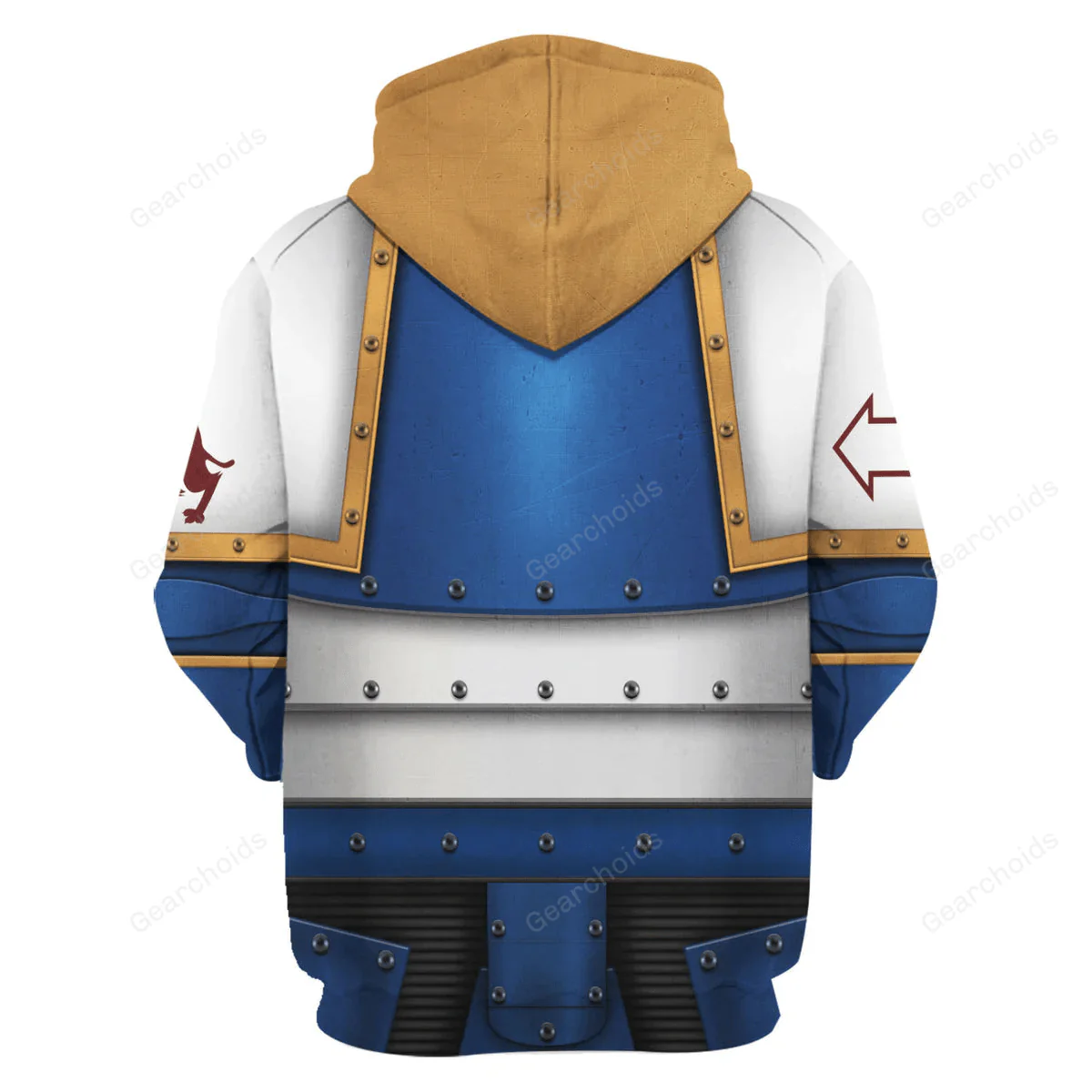 Pre-Heresy War Hounds Legion Colour Scheme - Costume Cosplay Hoodie Sweatshirt Sweatpants CSWRH069 - Image 4